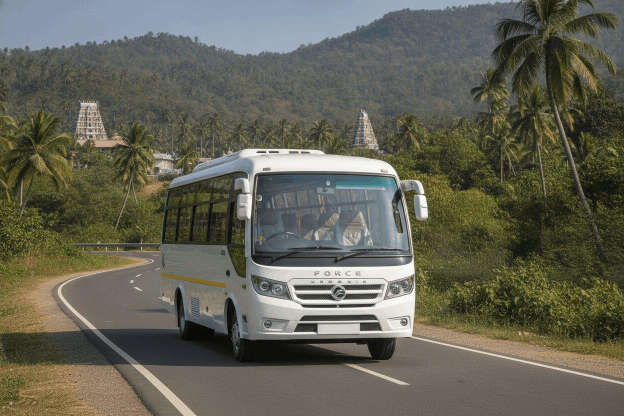 Mini Bus rental in Bangalore for large group corporate travel
